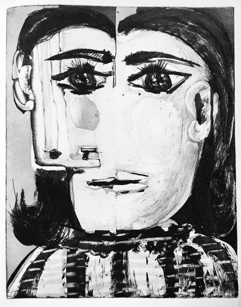 Pablo Picasso Head of a Woman V c. 1939 Fine Art Print from Museum Artist - Click Image to Close