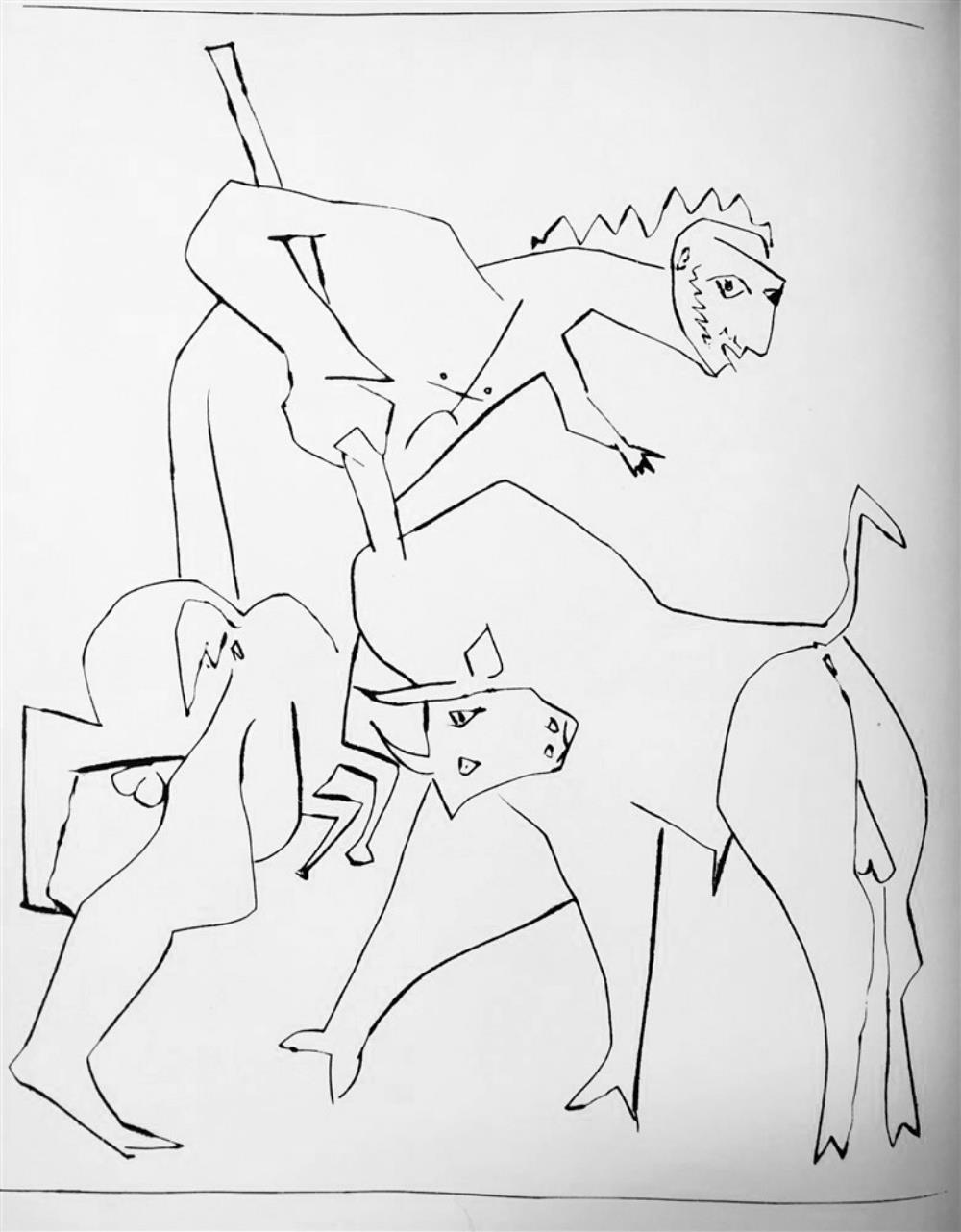 Pablo Picasso Le Centaure Picador c. 1948 Fine Art Print from Museum Artist - Click Image to Close