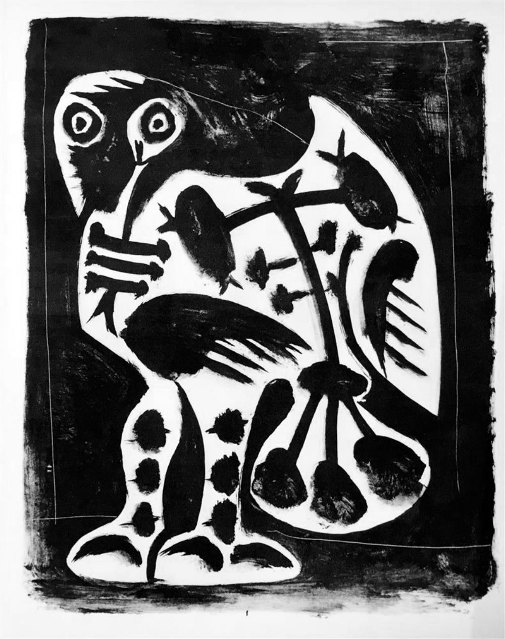 Pablo Picasso The Great Owl c. 1948 Fine Art Print from Museum Artist - Click Image to Close