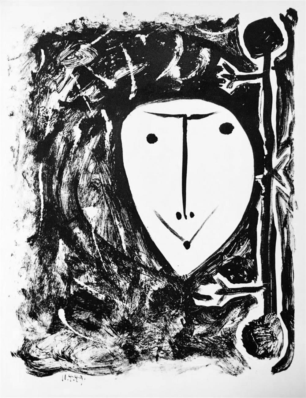 Pablo Picasso Elegie d'I Phetonga c. 1949 Fine Art Print from Museum Artist - Click Image to Close