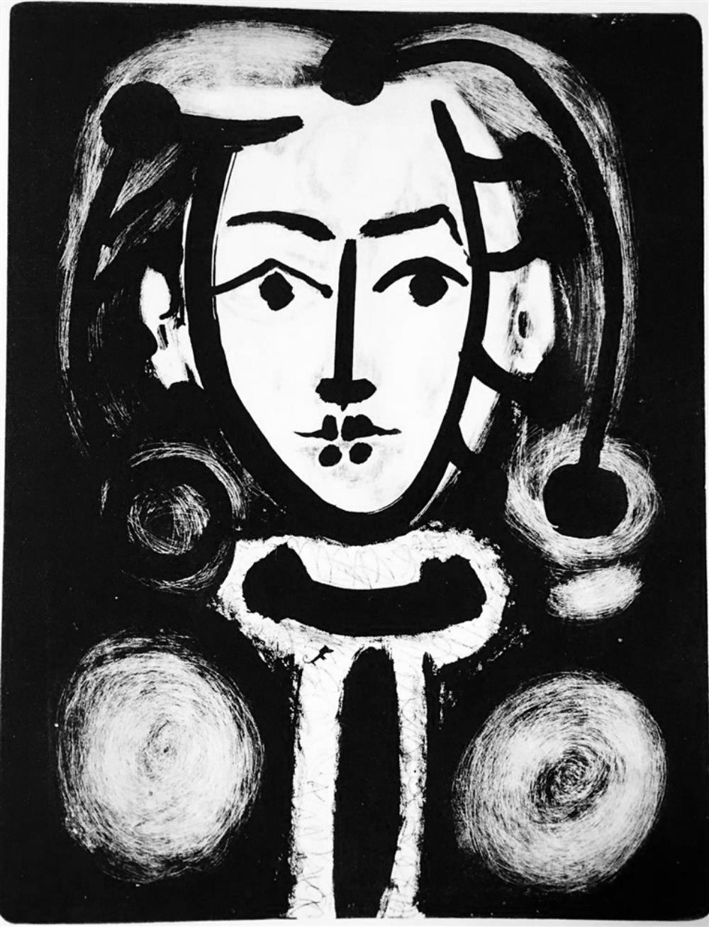 Pablo Picasso Head of a Girl c. 1949 Fine Art Print from Museum Artist