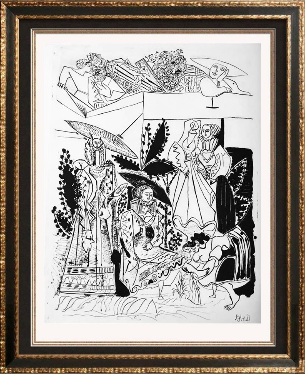 Pablo Picasso David and Bathsheba c. 1949 Fine Art Print from Museum Artist