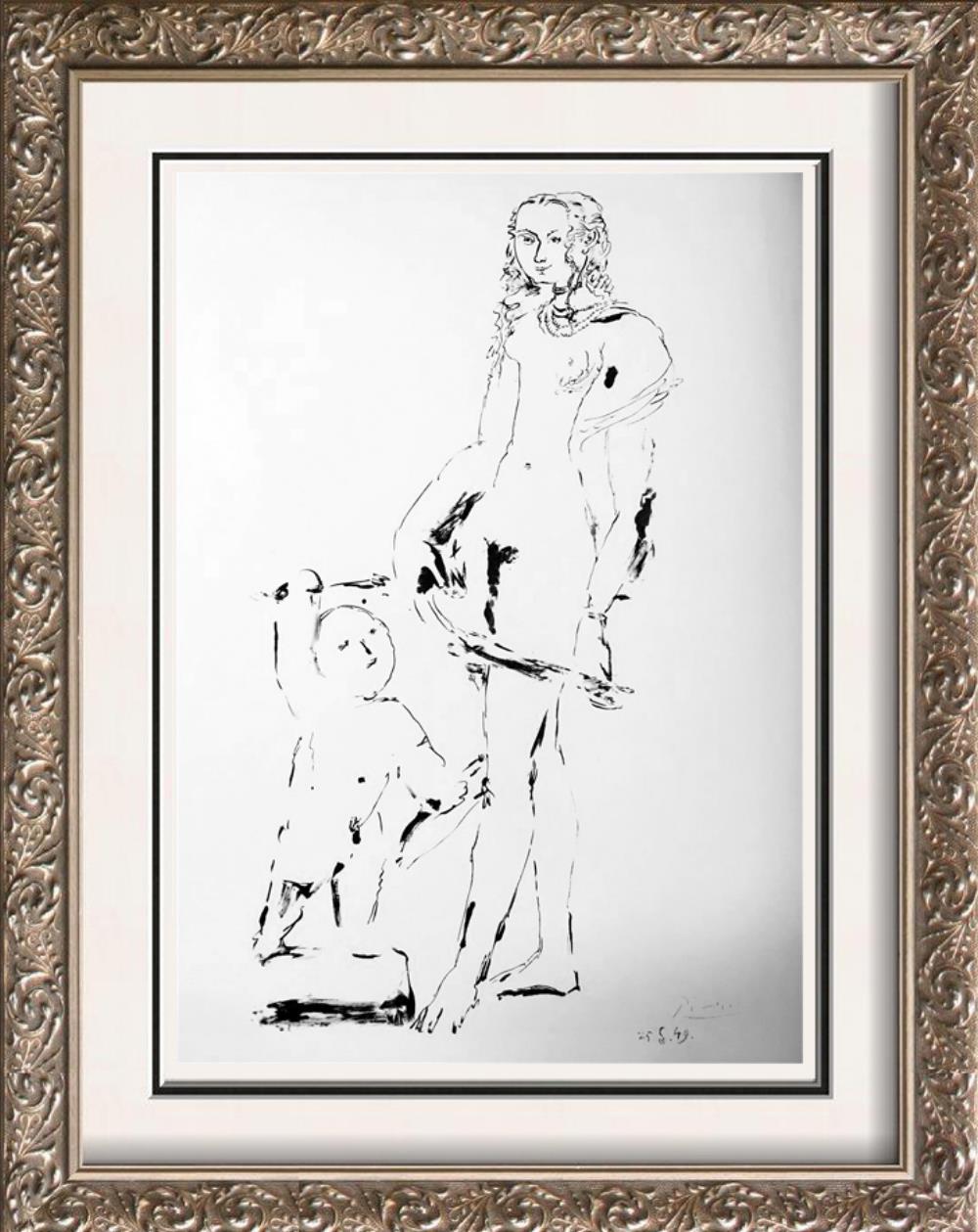 Pablo Picasso Venus and Cupid c. 1949 Fine Art Print from Museum Artist