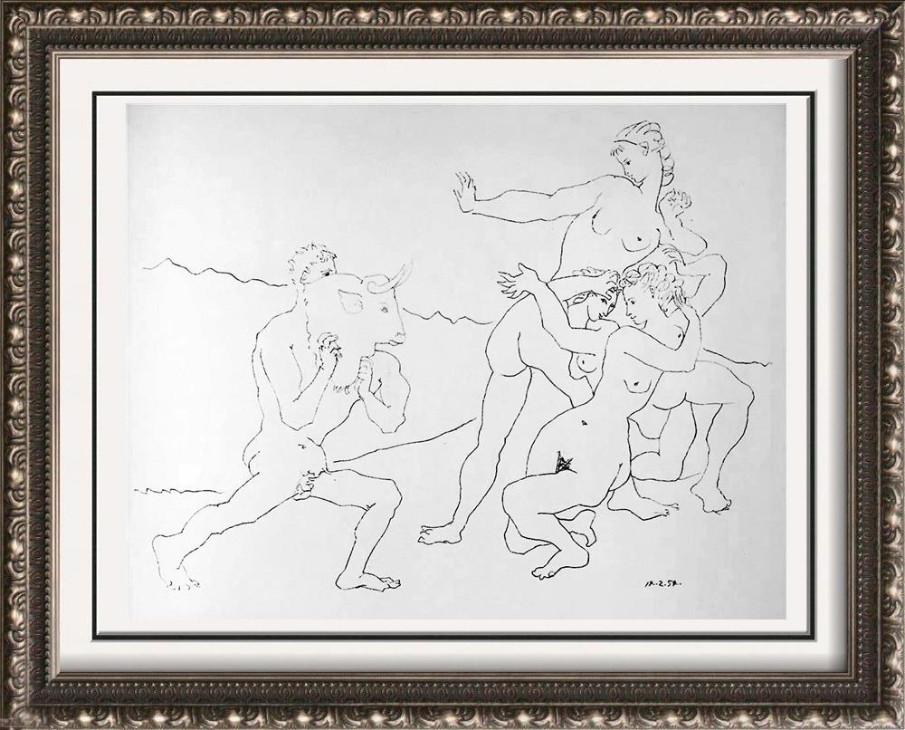 Pablo Picasso Bull c. 1954 Fine Art Print from Museum Artist