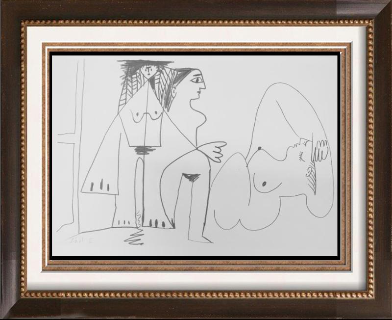 Pablo Picasso Double Sided Black & White Print # 60230 & 60232-60233