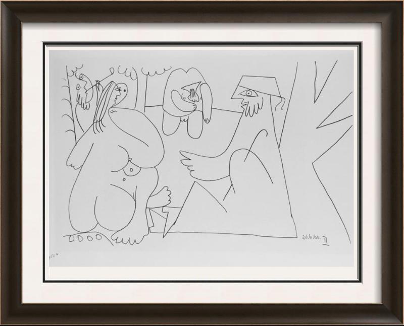 Pablo Picasso Black & White Print # 60254