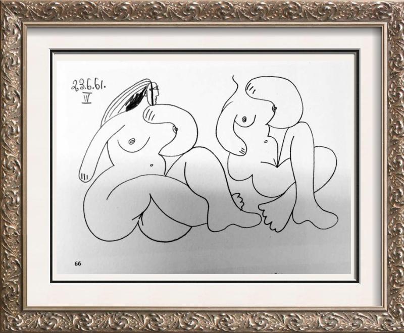 Pablo Picasso Black & White Print # 60266