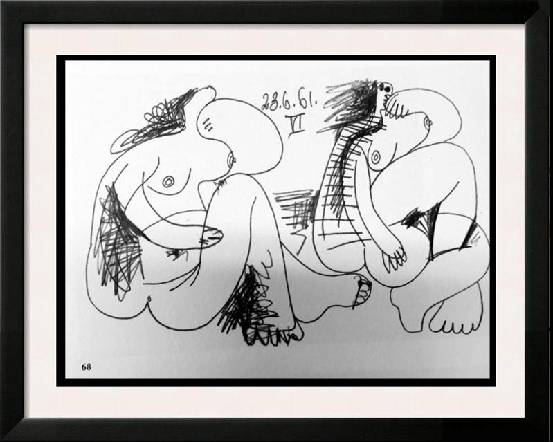 Pablo Picasso Black & White Print # 60268