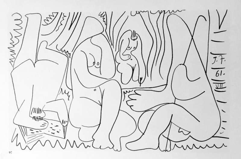 Pablo Picasso Black & White Print # 60294 & 60297