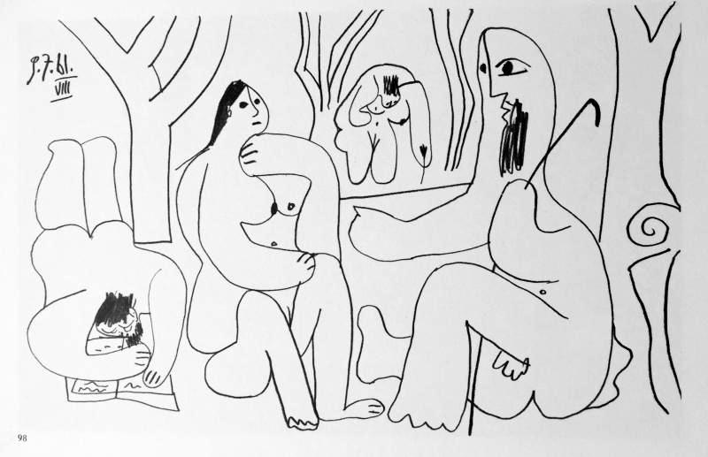 Pablo Picasso Black & White Print # 60295 & 60298