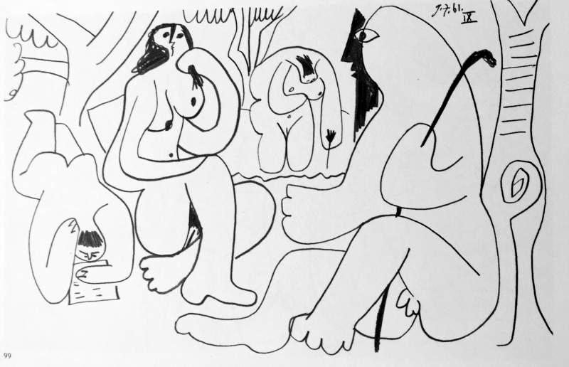 Pablo Picasso Black & White Print # 60296 & 60299