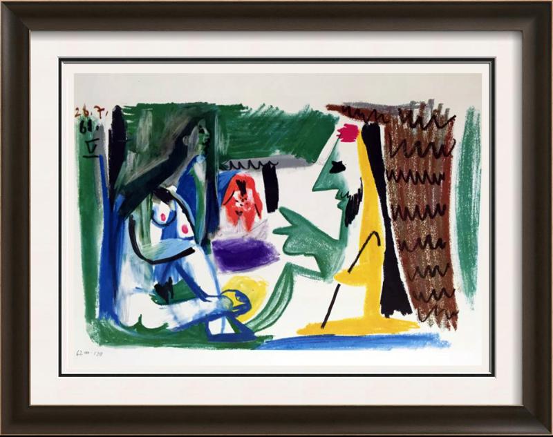 Pablo Picasso Single Color & Double Page Color Print # 62128-62129