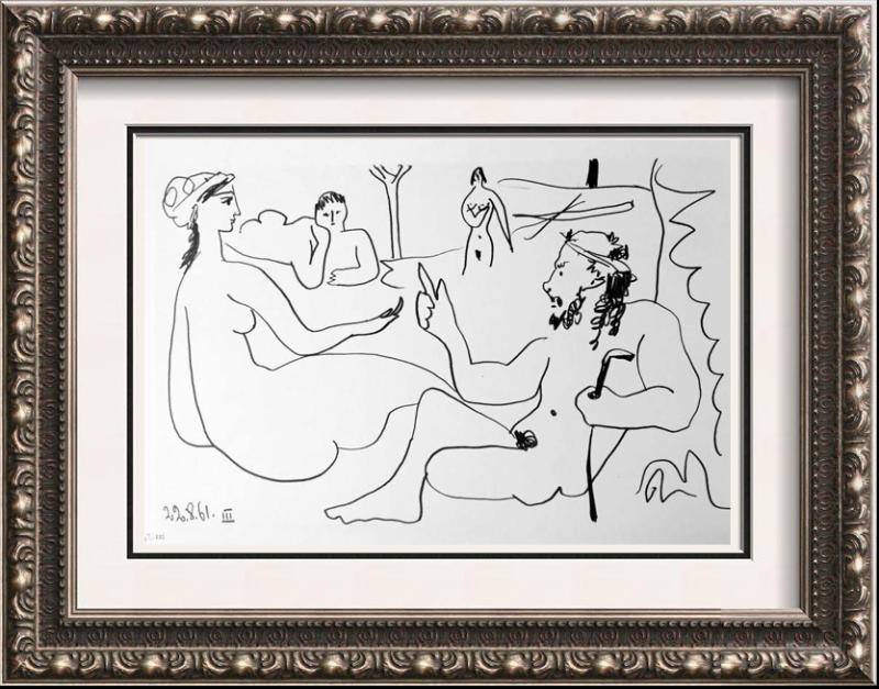 Pablo Picasso Black & White Print # 62135