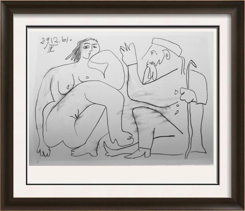 Pablo Picasso Double Sided Black & White Print # 62160-62161