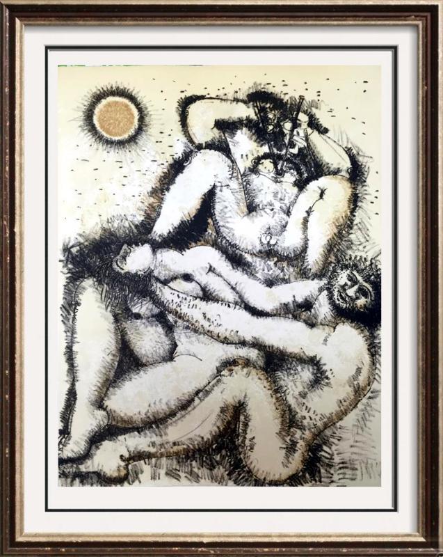 Federico Richi Plate Three The Art of Love c.1970
