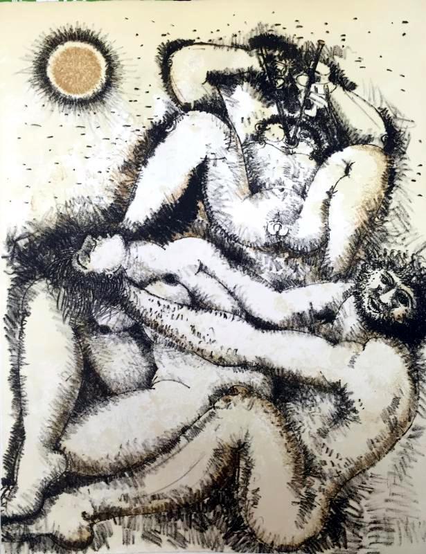 Federico Richi Plate Three The Art of Love c.1970
