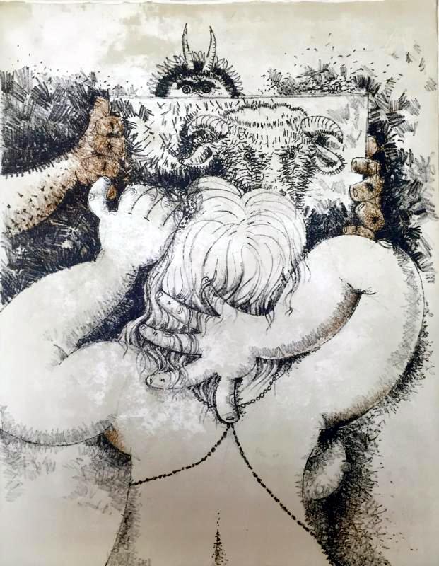 Federico Richi Plate Four The Art of Love c.1970 - Click Image to Close