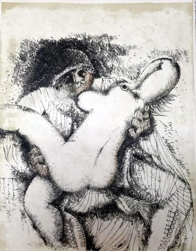 Federico Richi Plate Nine The Art of Love c.1970 - Click Image to Close