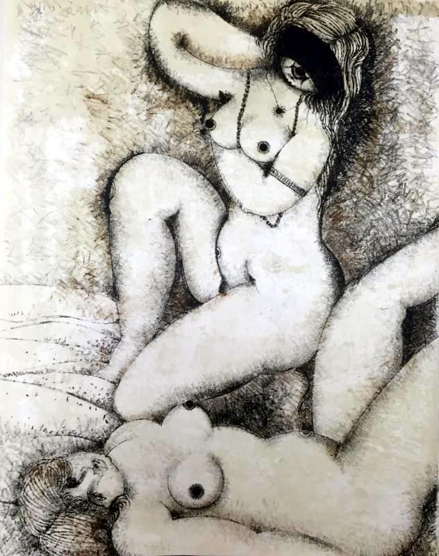 Federico Richi Plate Twenty-Two The Art of Love c.1970 - Click Image to Close