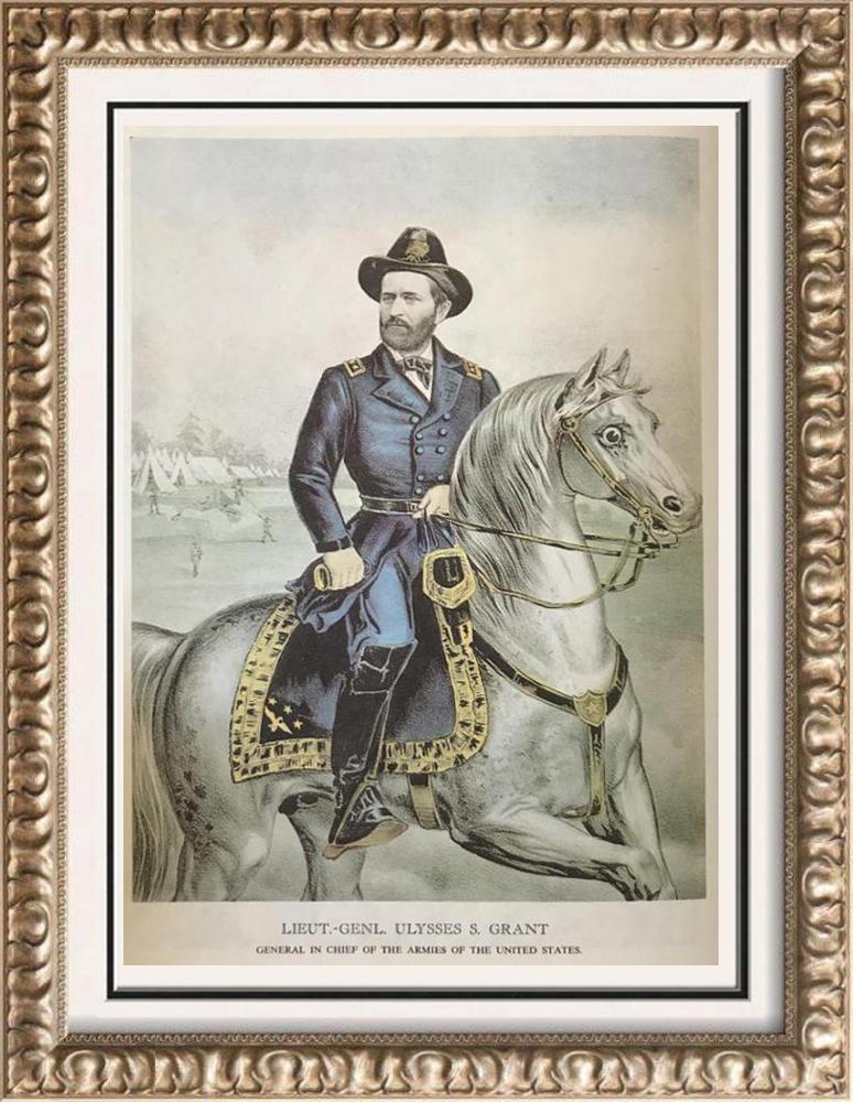 Civil War: Lieutenant General Ulysses S Grant General In Chief Of The Armies Of The United States