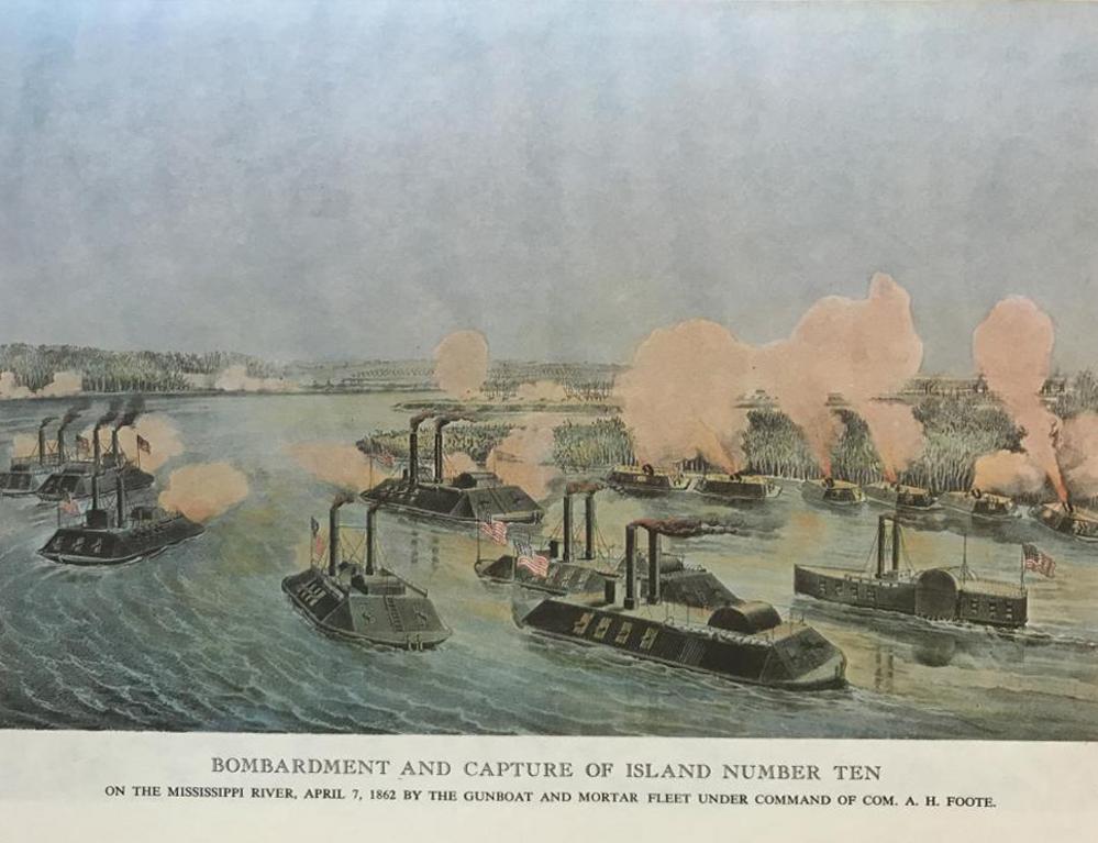 Civil War: Bombardment And Capture Of Island Number 10 - Click Image to Close