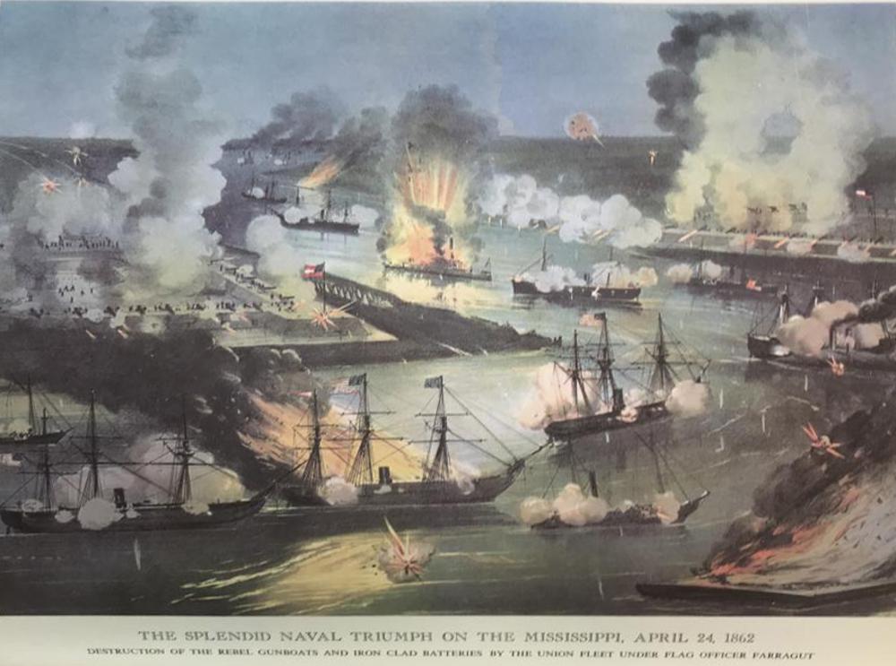 Civil War: The Splendid Naval Try Amp On The Mississippi April 24, 1862 - Click Image to Close