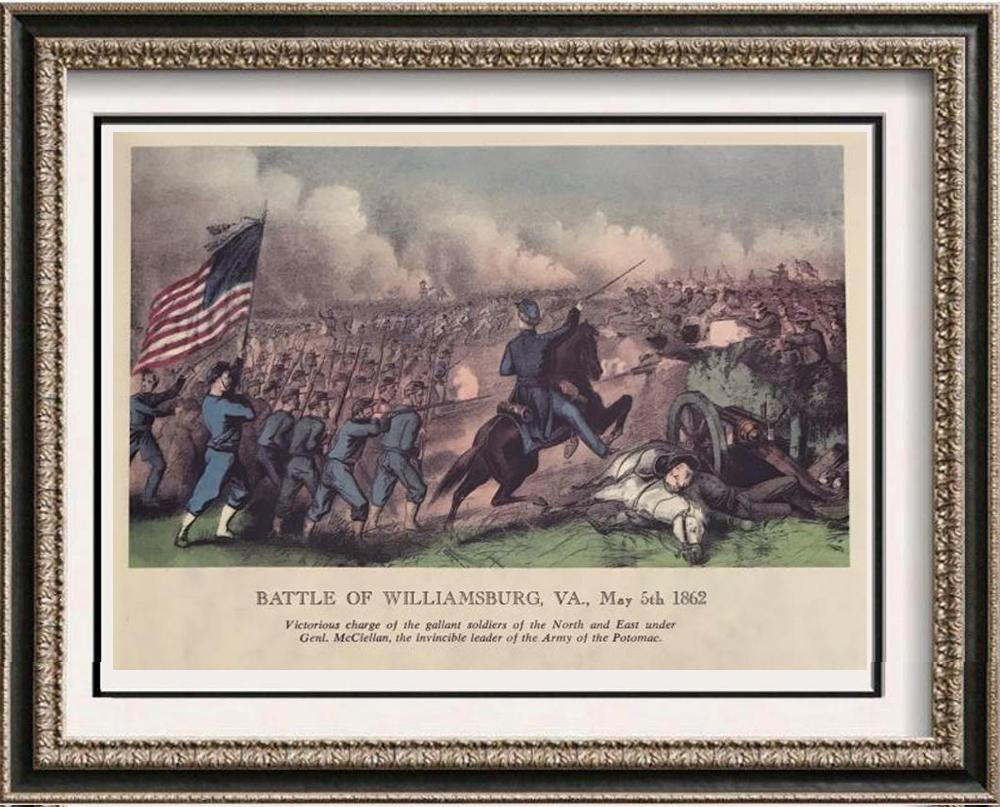 Civil War: Battle Of Williamsburg Virginia May 5, 1862