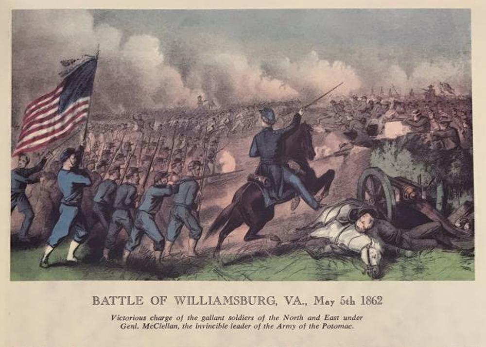 Civil War: Battle Of Williamsburg Virginia May 5, 1862