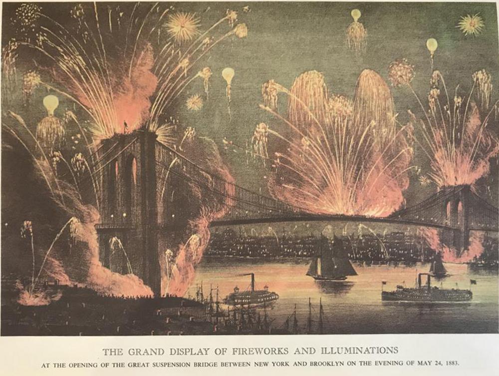 New York City : The Grand Display Of Fireworks And Illuminations