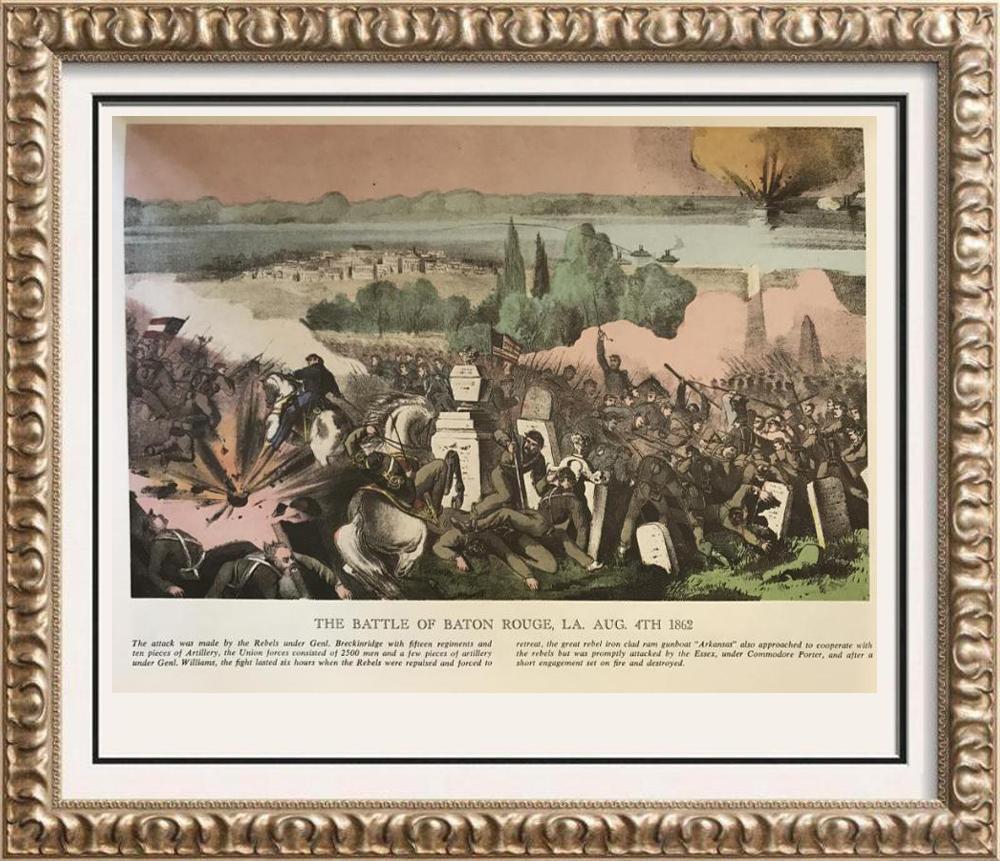 Civil War: The Battle Of Baton Rouge Louisiana August 4, 1862