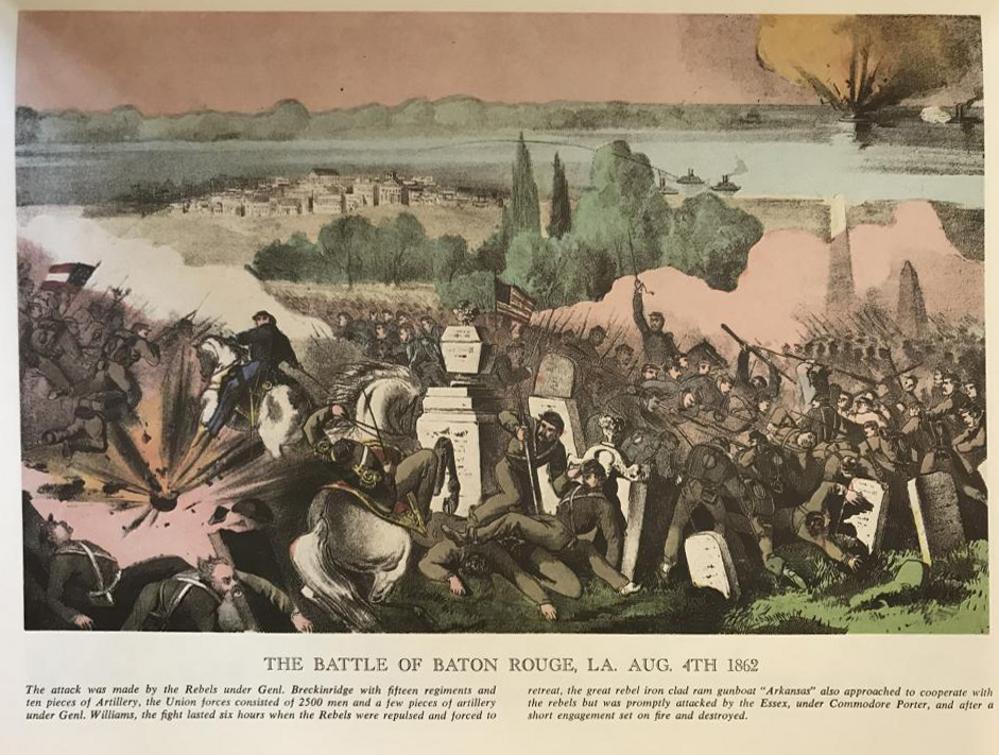 Civil War: The Battle Of Baton Rouge Louisiana August 4, 1862 - Click Image to Close
