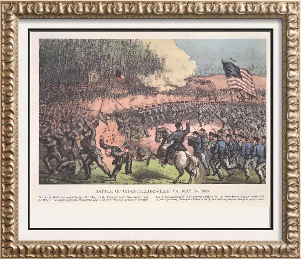Civil War: Battle Of Chancellorsville Virginia May 3, 1863