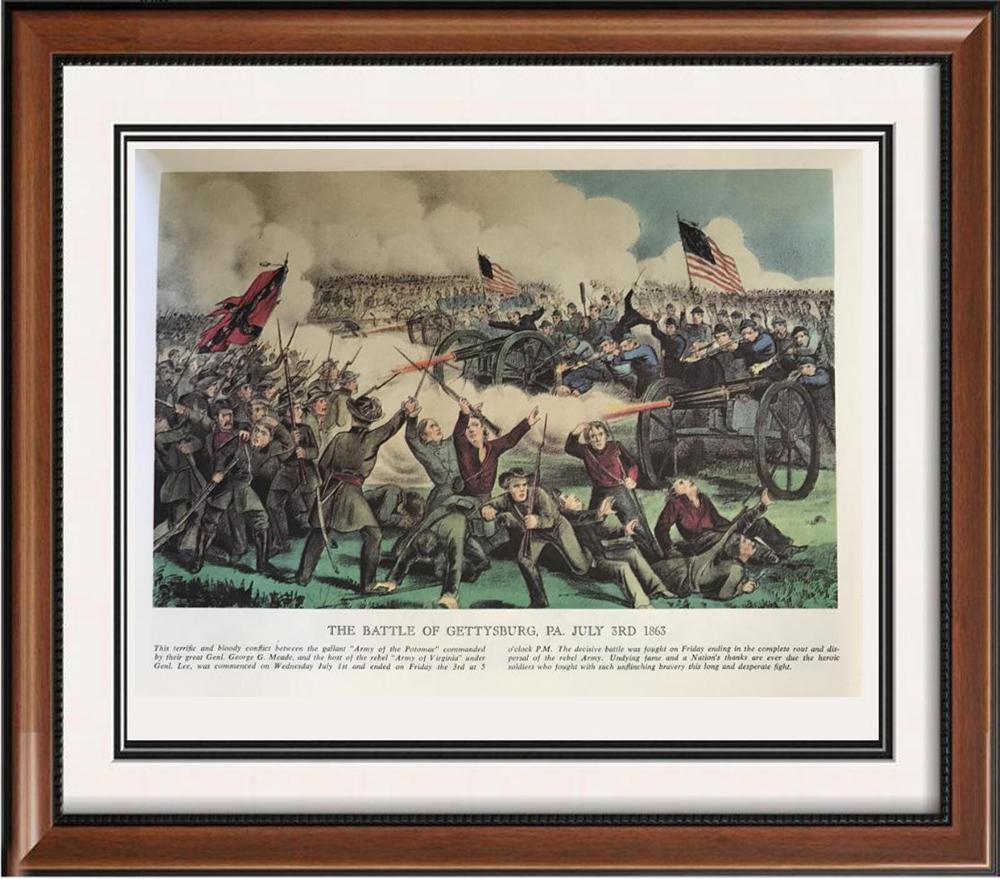 Civil War: The Battle Of Gettysburg Pennsylvania July 3, 1863