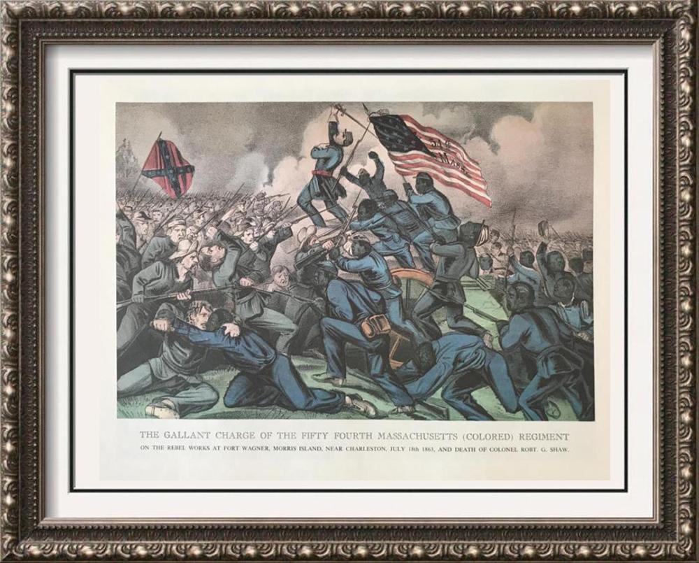 Civil War: The Gallant Charge Of The 54th Massachusetts Colored Regiment