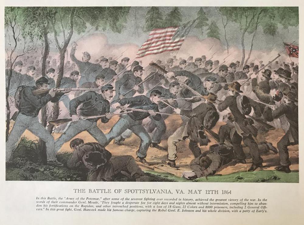 Civil War: The Battle Of Spotsylvania Virginia May 12, 1864