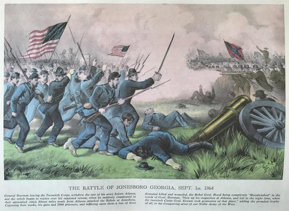 Civil War: The Battle Of Jonesboro Georgia September 1, 1864 - Click Image to Close