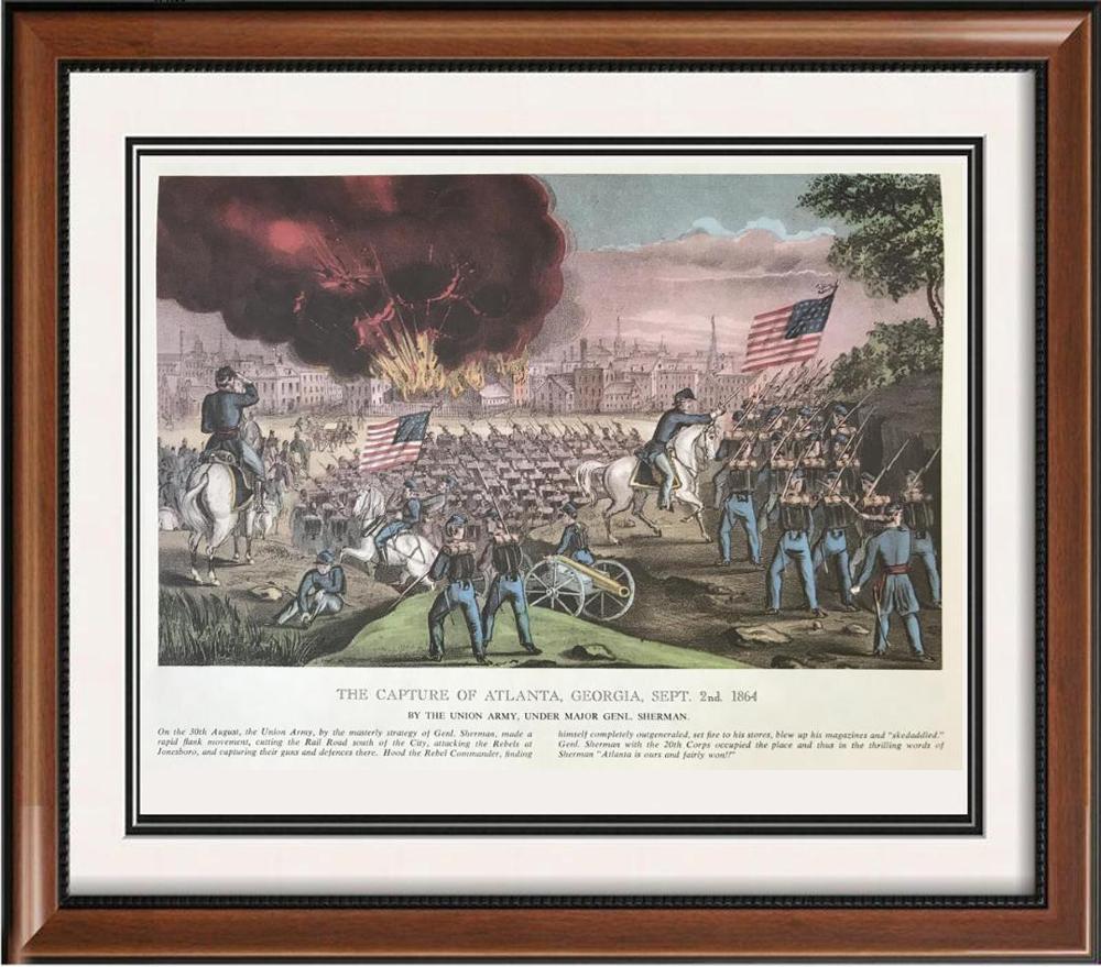 Civil War: The Capture Of Atlanta Georgia September 2, 1864