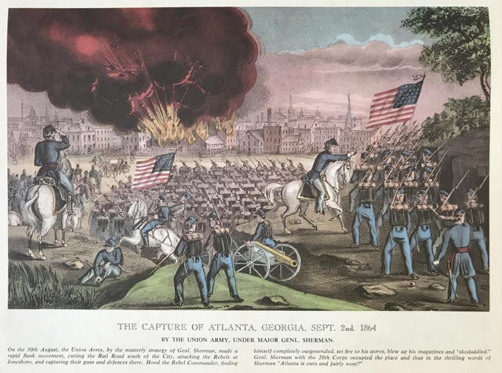 Civil War: The Capture Of Atlanta Georgia September 2, 1864