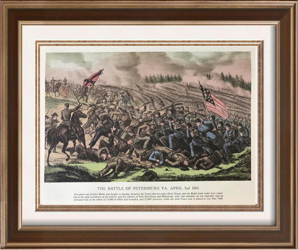 Civil War: The Battle Of Petersburg Virginia April 2, 1865