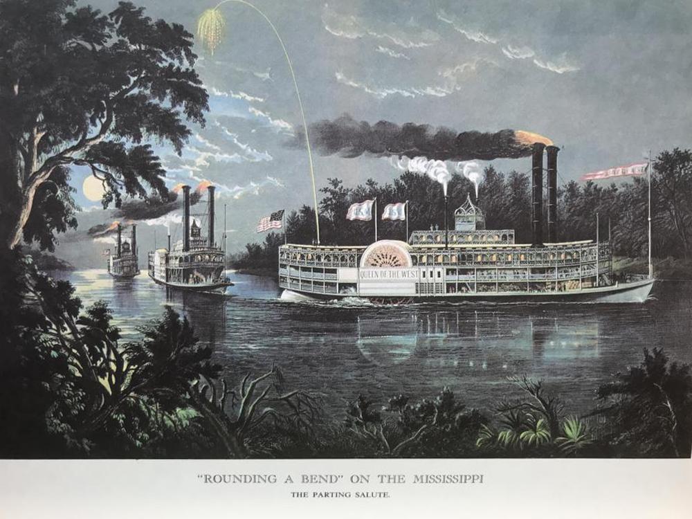 The Mississippi: Rounding The Bend On The Mississippi