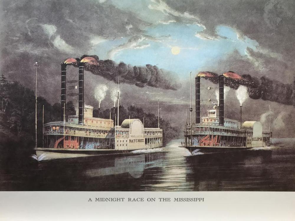 The Mississippi: A Midnight Race On The Mississippi