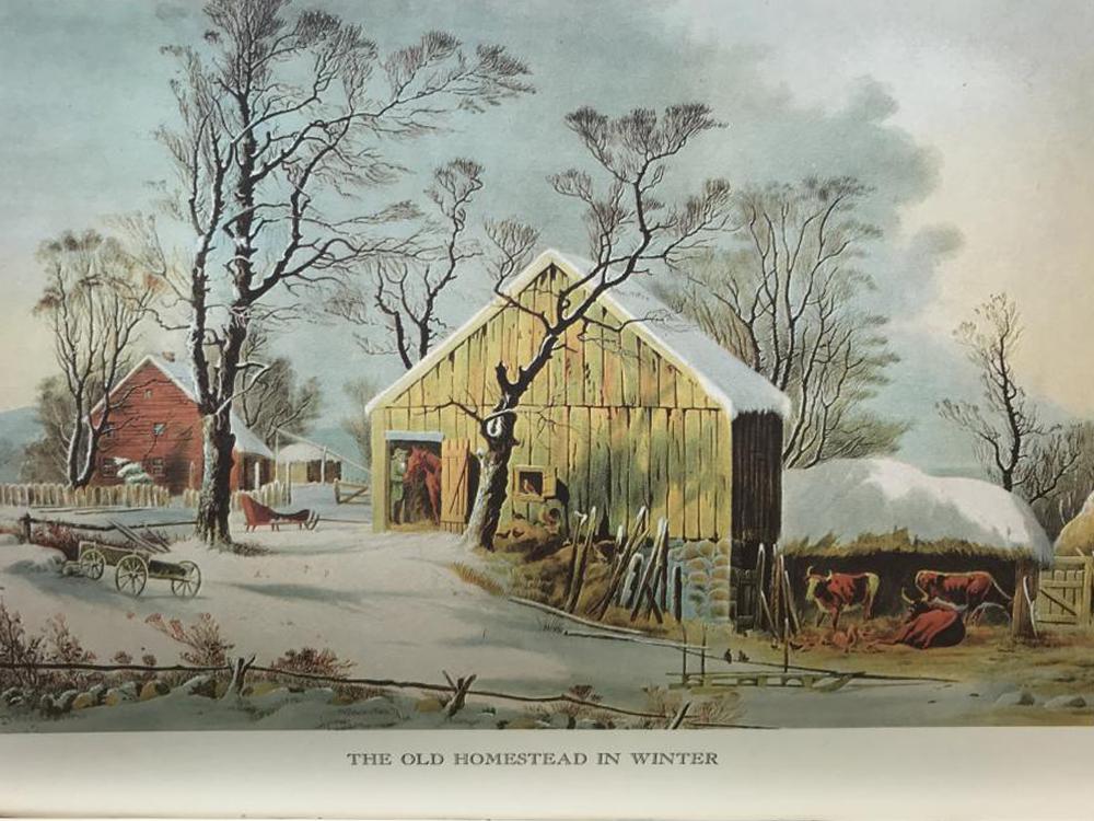 The Country Year: The Old Homestead In Winter
