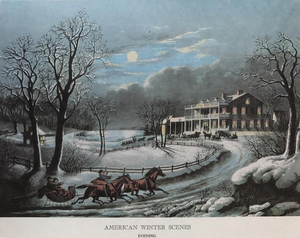 The Country Year: American Winter Scenes Evening