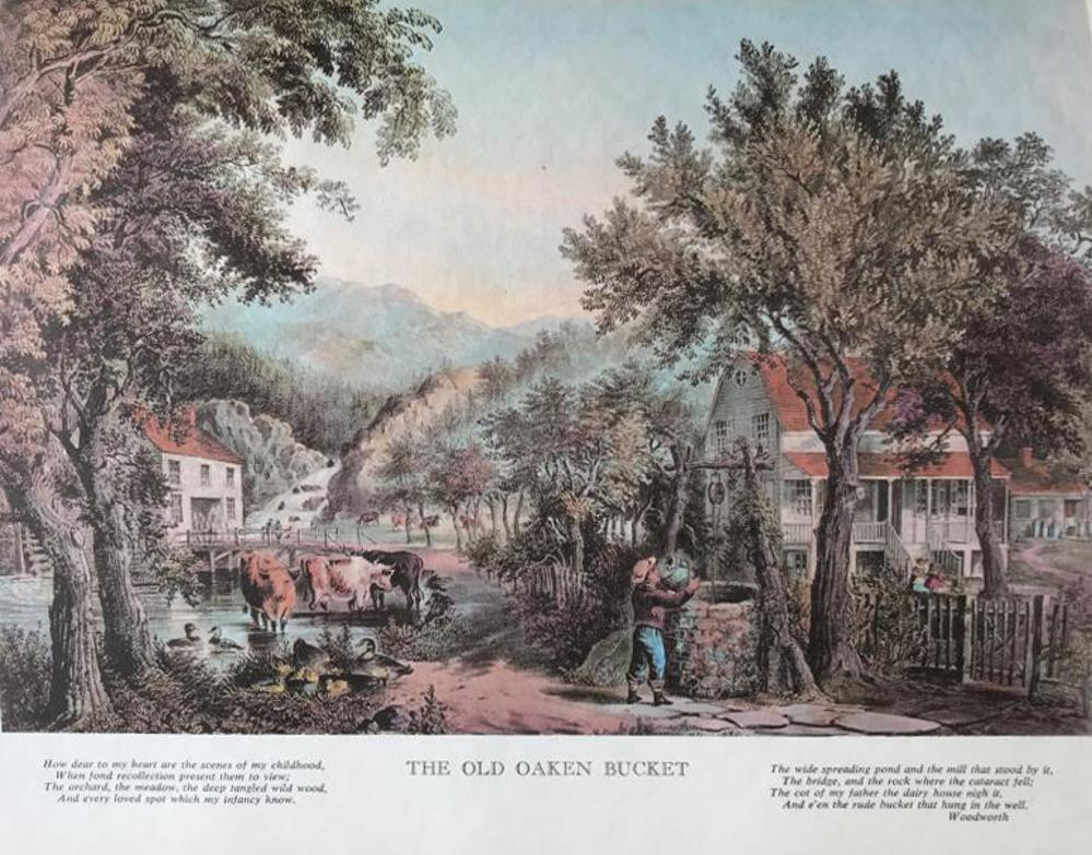 Poetry and Pictures: The Old Oaken Bucket