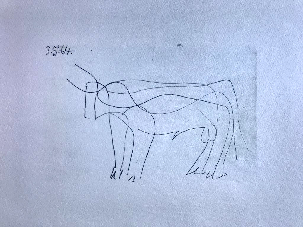 Pablo Picasso Horse Lithograph on Arches Paper - Click Image to Close