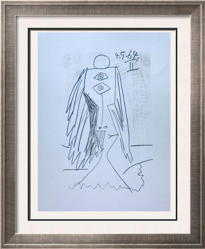 Pablo Picasso Abstract Lithograph on Arches Paper