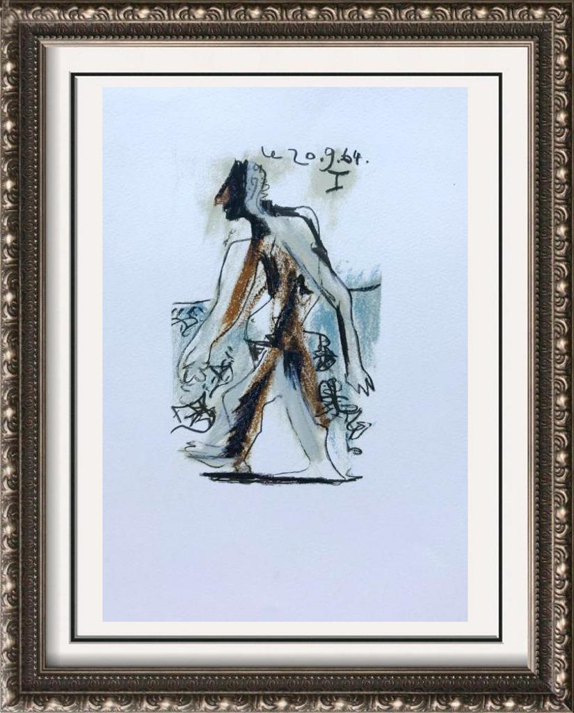 Pablo Picasso Figure Lithograph on Arches Paper