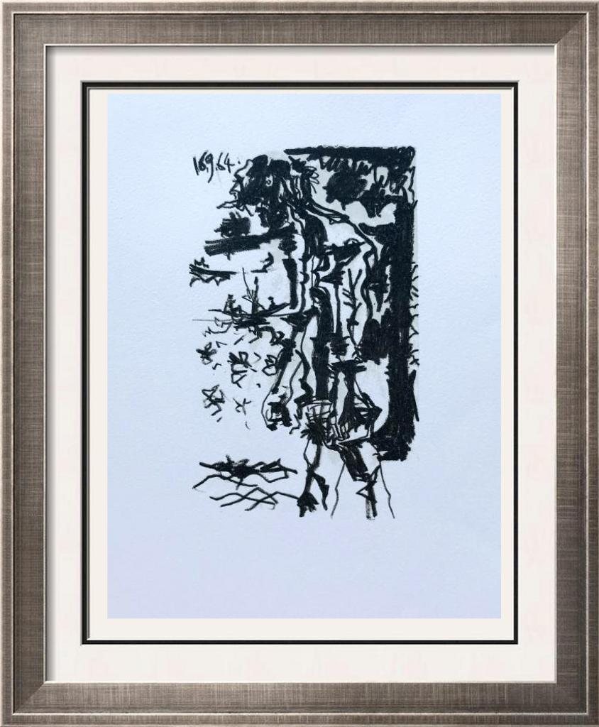 Pablo Picasso Man Walking Lithograph on Arches Paper