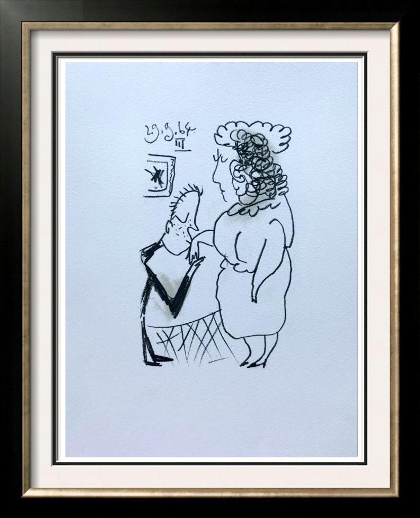 Pablo Picasso Marry Me Lithograph on Arches Paper