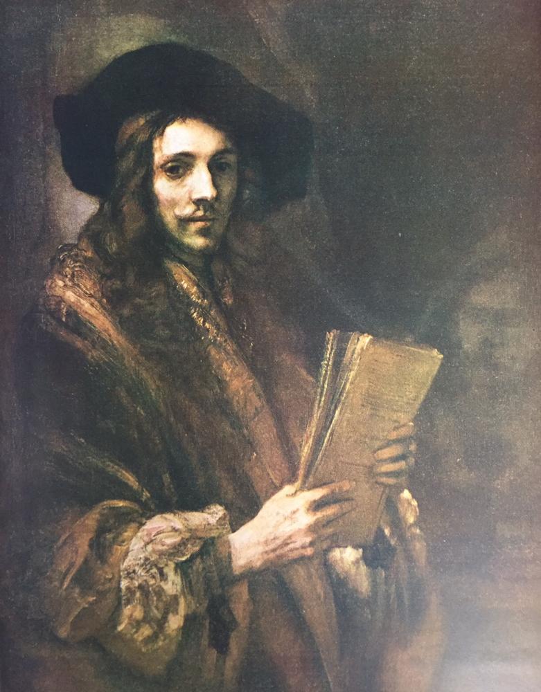Rembrandt Portrait og a Young Man c.1658 Fine Art Print from Museum Artist